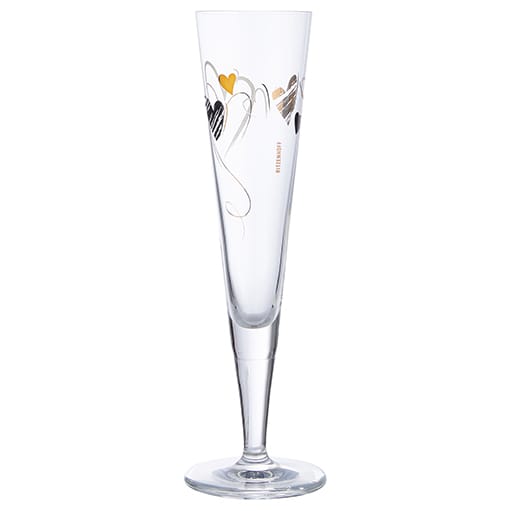 GOLDNACHT CHAMPAGNE GLASS #35 BY CHRISTINE KORDES